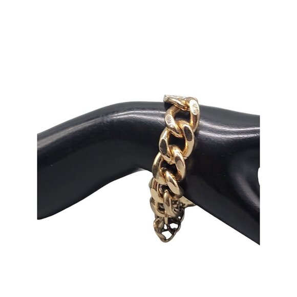 RJ Graziano Pave Bracelet 8" Swarovski Crystal Cuban Link Bling 14.3mm Wide - Picture 14 of 15